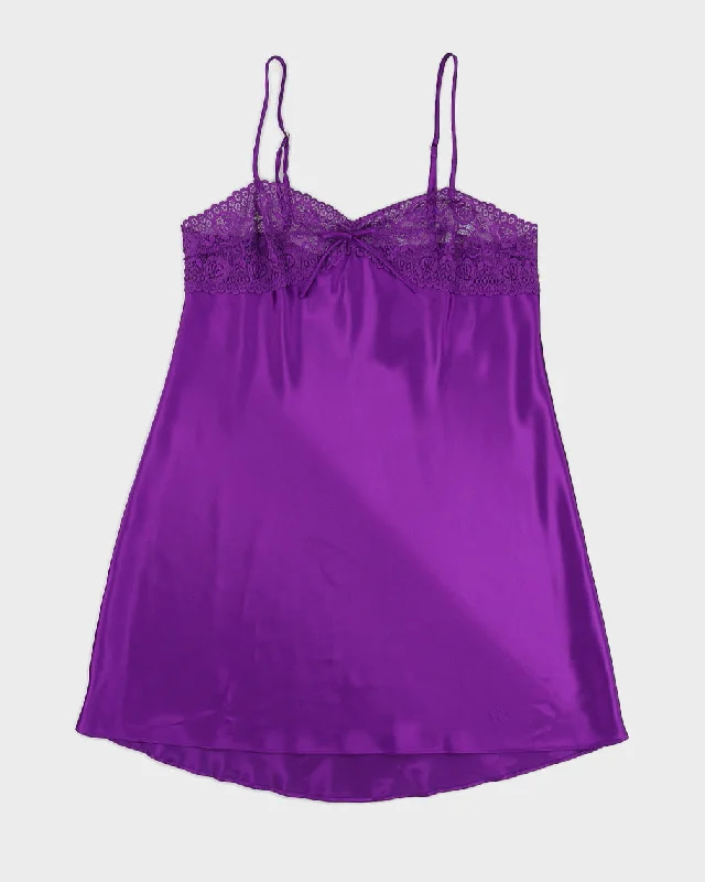 Purple Y2K Slip Dress - S