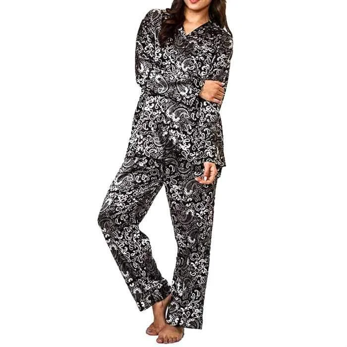 Valeria Printed Two Pcs Night Suit