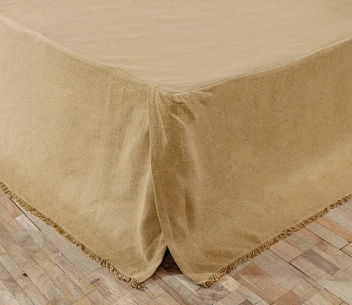 Burlap Queen Bed Skirt