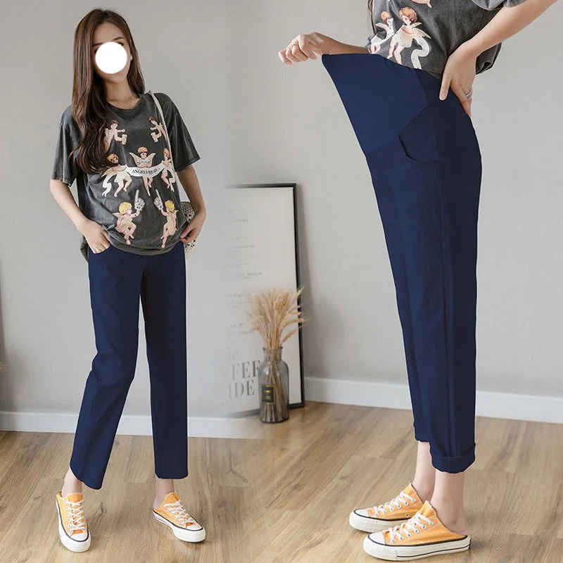 NiDELL: Pregnant Women’s Elegant Wide Leg Trousers For Summer