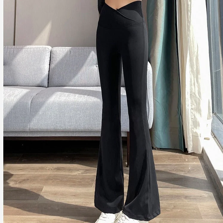 NiDELL: Women’s Vintage Trousers Belly Support For Autumn