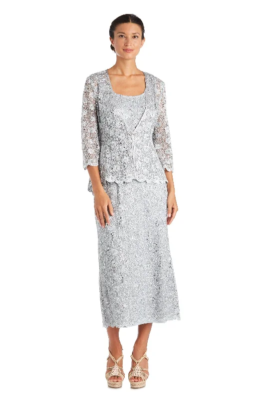 R&M Richards 7295 Long Mother Of The Bride Jacket Dress