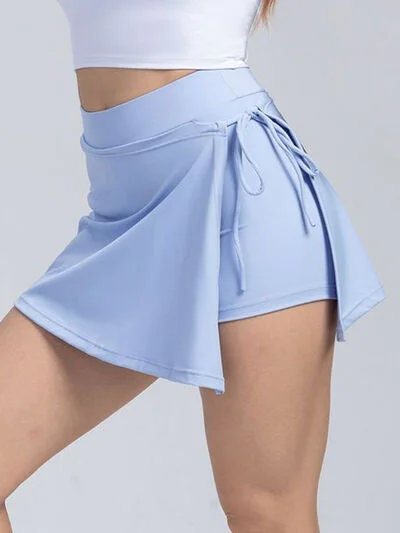 ZenSculpt Tied High Waist Active Shorts