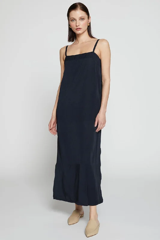 Stateside Dove Modal Slip Dress in Black