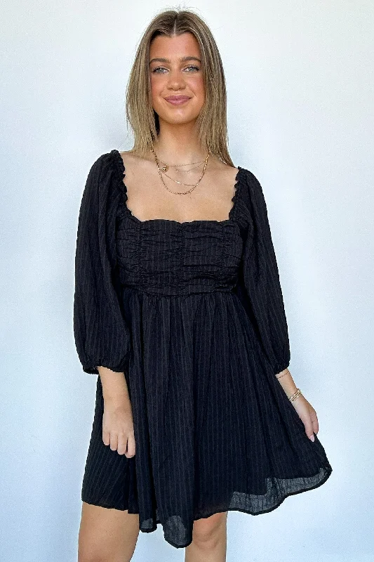 Easily Effortless Smocked Puff Sleeve Dress - FINAL SALE