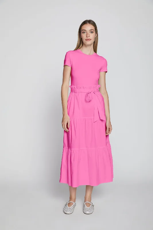 Bailey 44 Frankie Poplin Dress in Dahlia Pink