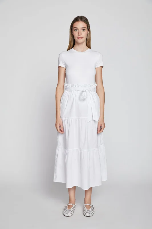 Bailey 44 Frankie Poplin Dress in White