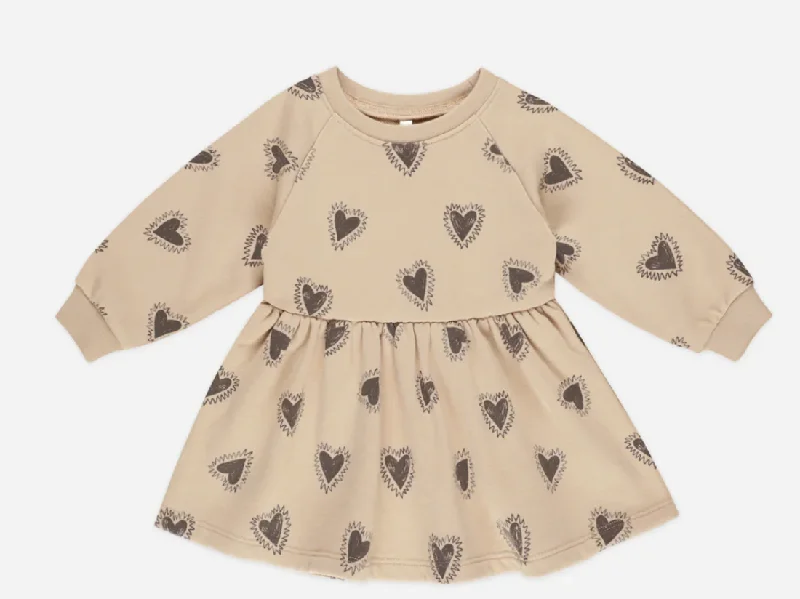 Hearts Raglan Dress