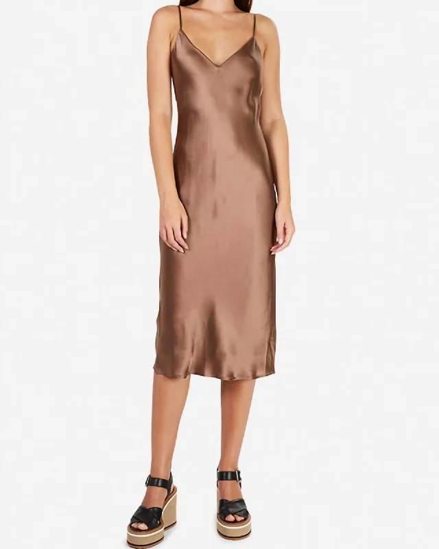 Jodie Slip Dress In Sparrow | Sparrow