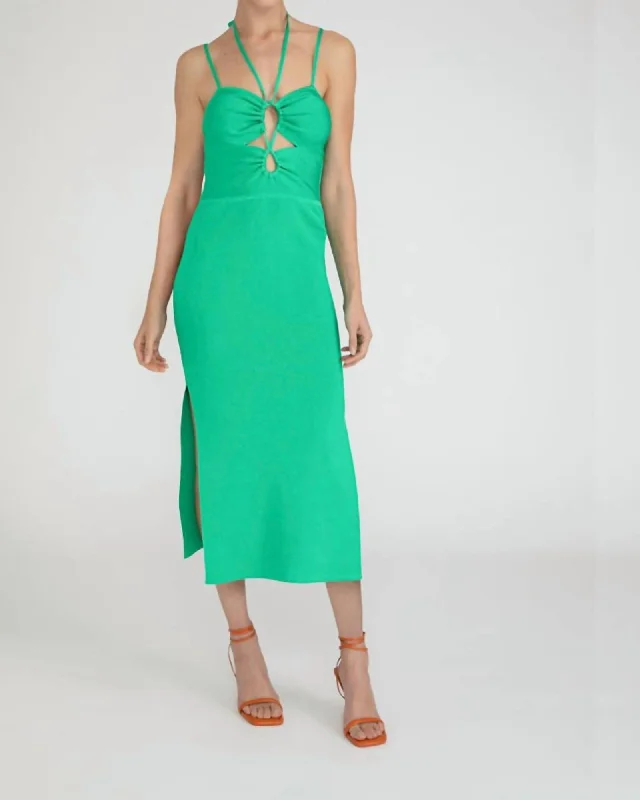 Julia Dress In Kiwi | Kiwi