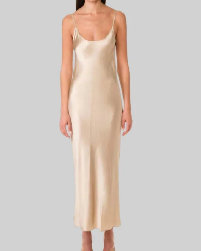 Kelly Dress In Champagne | Champagne