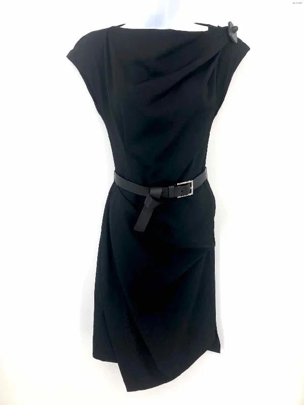 MICHAEL KORS Black Made in Italy w/belt Sleeveless Size 2  (XS) Dress