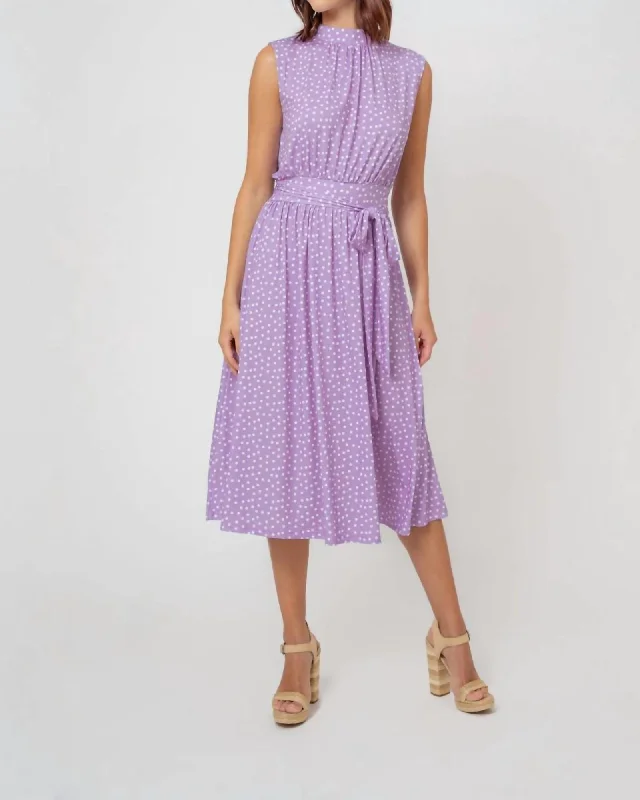 Mindy Dress in Confetti Purple | Confetti Purple