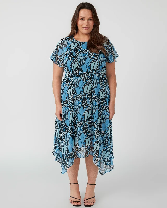 Painted Lady Dress | Alaskan Blue