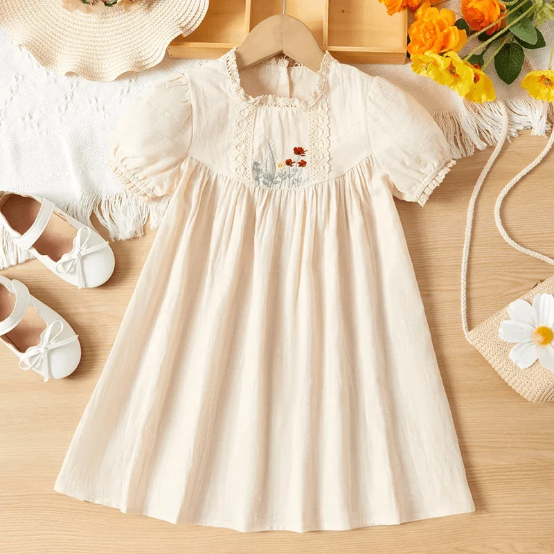 Princess Dress Kids Pure Cotton