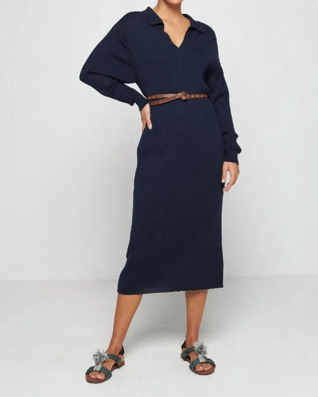 Sibylle Dress in Marine | Marine