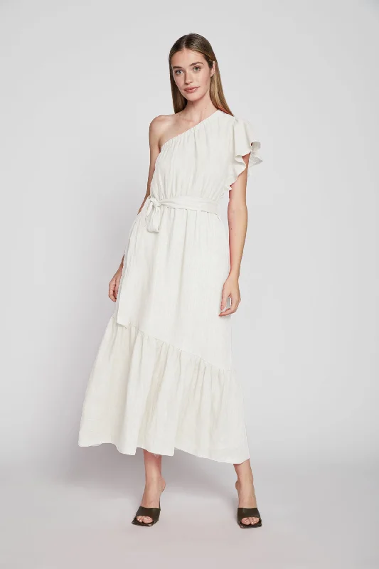 Bailey 44 Stevie Linen Dress in Creme