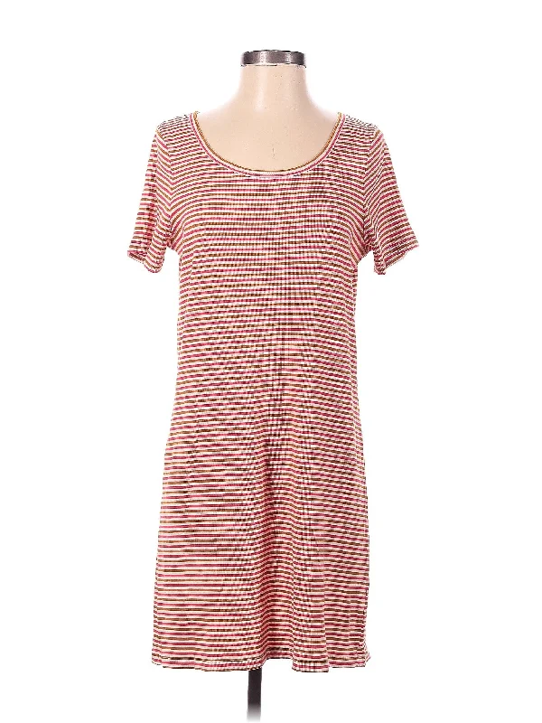 Swingy Tee Dress In Stripe