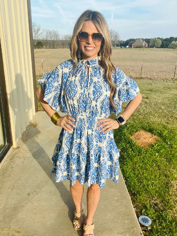 THE BLUE OAK DRESS--RESTOCK ALERT