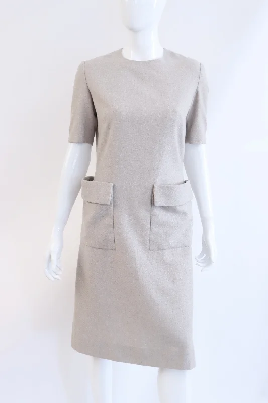 Vintage 70's HERMES Wool Dress