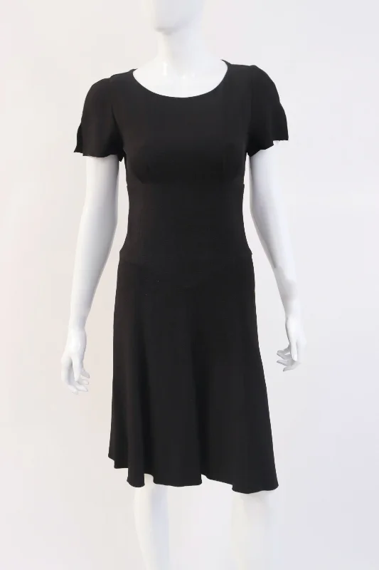 Vintage CHANEL Spring 1994 Elevated Little Black Dress