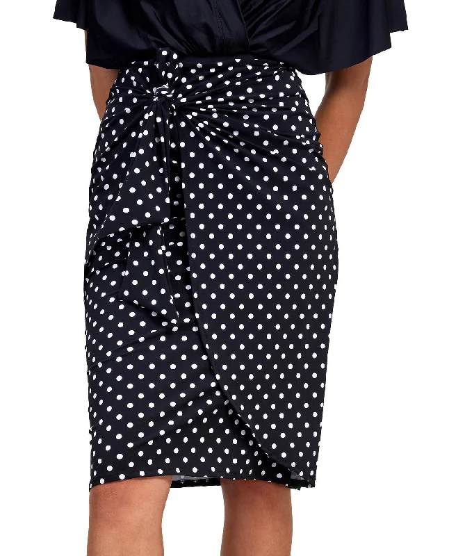 GOTTEX MODEST BLACK AND WHITE DOTS